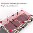 thumbnail image 4 of (Outdoor Only) 75-inch Portable Foldable Outdoor Camping Cot equipped with soft removable two-tone pearl cotton mattress, adjustable reclining camping sleeping bed specially designed for adults. Comp, 4 of 9