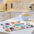 thumbnail image 6 of Monsters Blue Dish Drying Mat Dish Drainer Rack Mats Water Absorbent Non-Slip Easy Clean Heat Resistant for Kitchen Counter, 6 of 8
