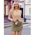 thumbnail image 2 of Women's Long Sleeve Shirts 3 Packs Henley Button Down Tops Ribbed Slim Fit Base Layer Soft Thermal Tee, 2 of 6
