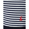 thumbnail image 3 of Joules Women's Clarissa Solid Roll Neck Jersey Top (Navy Stripe, US 4), 3 of 5