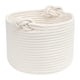 thumbnail image 3 of Cesta tejida pequeña con cuerda de algodón vacía para juguetes de mascotas, macetas y apartamentos. Blanco, 3 of 9