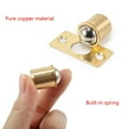 thumbnail image 6 of Door Ball Catch Ball Bearing Hardware with Spring Brass for Most Door Closets, 6 of 14