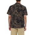 thumbnail image 3 of Lars Amadeus Men's Leopard Print Short Sleeve Vintage Animal Cheetah Print Shirt, 3 of 6