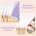 thumbnail image 2 of 2 in 1 Women Electric Shaver, Dual Head Bikini Trimmer for Women, Painless Electric Razors for Silk Skin, Ceramic Blade, Waterproof Wet & Dry Use Body Hair Removal for Trip, 2 of 7