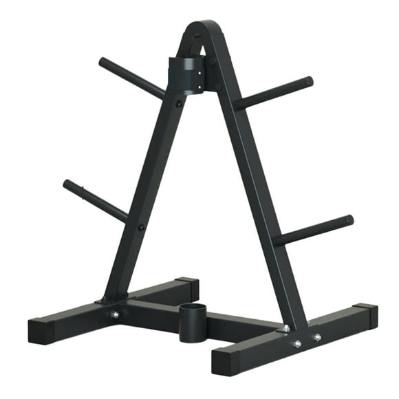 Lipstore Weight Plate Rack Barbell Storage Rack for Strength Training Garage Home Gym
