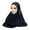 Dark Blue, variant on Women Flower Tassel Hijab Scarf Turban Head Hair Wrap Long Soft Shawl Scarves