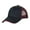 Black & Red, variant on Port Authority Adult Unisex Regular Plain Cap Blk/Red One Size Fits All