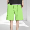 thumbnail image 2 of DDAPJ pyju Clearance Today! Baggy Shorts for Men Drawstring Casual Hiking Shorts Lightweight Quick Dry Athletic Work Shorts with Pockets Mint Green XXL, 2 of 7