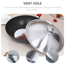 UPOUART 1Pack Lids For Frying Pans Stainless Steel Lid For Cooking Heat Resistant