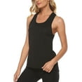 thumbnail image 5 of JIUKE Yoga Tank Tops for Women Round Neck Sleeveless Loose Fitted Athletic Running Workout Tees, 5 of 6