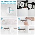 thumbnail image 3 of No Hook Shower Curtain with Built-in Rings - Patriotic Stripes and Star Washable Waterproof Fabric Bathroom Curtains for Hotel,Rentals, Stall 36 X 78 Inch , Freedom American Flag Soldiers, 3 of 9