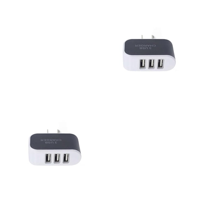 Adaptador de pared de viaje Methold USB 3 puertos enchufe europeo/estadounidense Type5 NO5