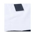 thumbnail image 4 of Men Solid Slub Cotton Pleated Short Sleeve Slim Fit T Shirt, 4 of 5
