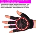 thumbnail image 3 of Guardurnaity Guantes de poliéster para , para hombre, talla 3/4, para kayak, remo, yate, pesca, soporte, plancha rodante guantes y mitones SG, 3 of 6
