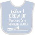 thumbnail image 3 of Inktastic Future Trombone Player Music Boys or Girls Baby Bib, 3 of 4