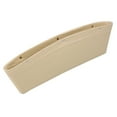 thumbnail image 1 of Car Seat Gap Filler Organizer Drop Catcher Pocket Between Seat and Console (Beige), 1 of 6