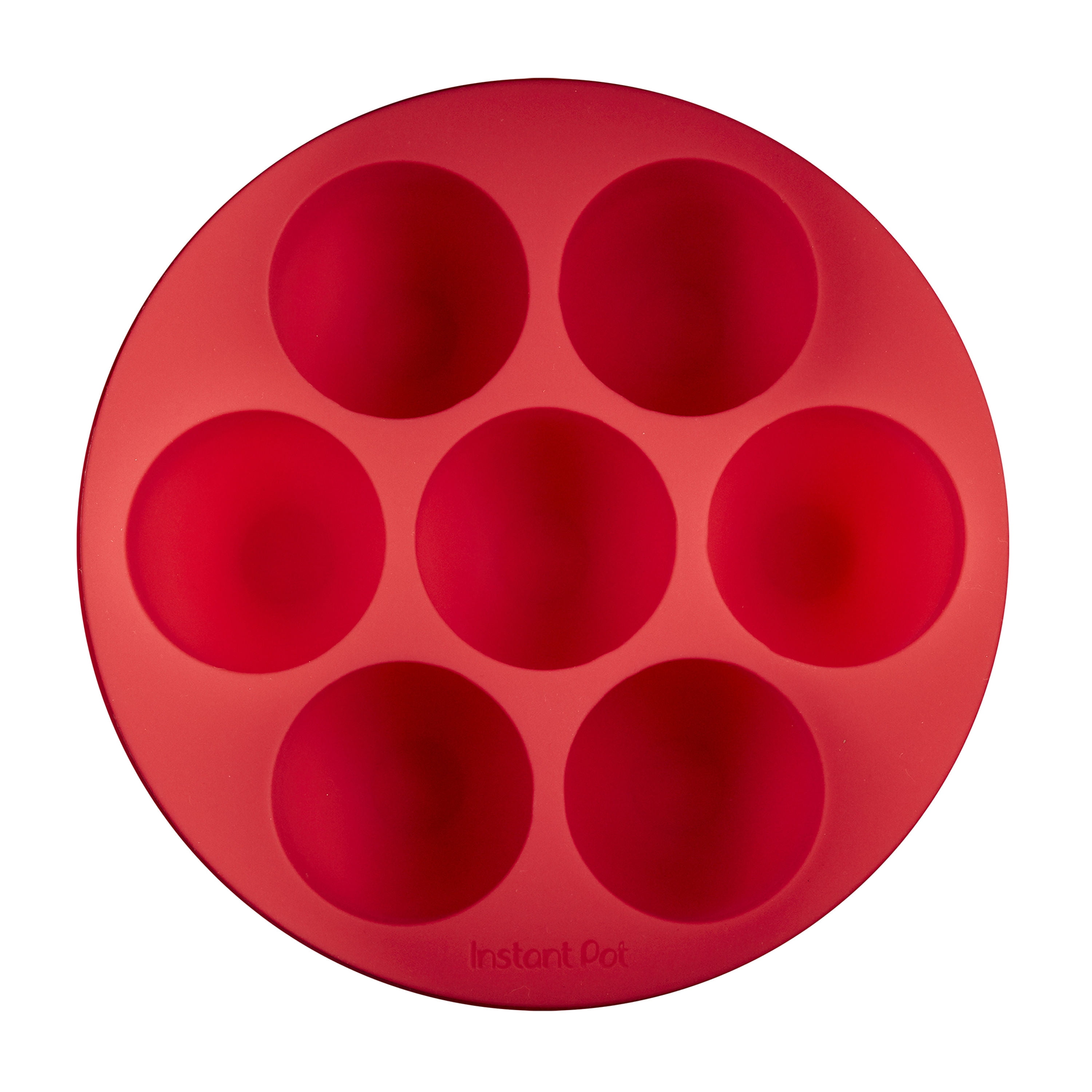 Instant Pot® Official Silicone Egg Bites Pan with Lid - Red - Walmart