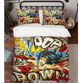 thumbnail image 1 of 3D Cartoon Abstract Colorful Super Hero Quilt Cover Set Bedding Set Duvet Cover, 1 of 2