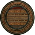 thumbnail image 2 of Rugs.com Kashkuli Gabbeh Collection Rug – 6' Round Blue Medium Rug Perfect For Kitchens, Dining Rooms, 2 of 9