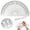 Clear, variant on Clearance 180 Semicircular Protractor without Fine Scale, Plastic Math Protractor 180 Degrees, Student Precision Angle Measuring Tool for Classroom, Math Drawing, Drafting, Engineering