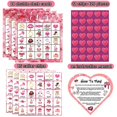 thumbnail image 5 of Valentines Day Bingo Game Cards 24 Players for Kids Party Card Games, School Classroom Games, Love Party Supplies, 5 of 5
