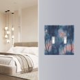 thumbnail image 4 of Yayeee Toggle Light Switch Wall Plate 2-Gang 4.56"x4.48" Decorative Outlet Cover, Trees in The Night, 4 of 7