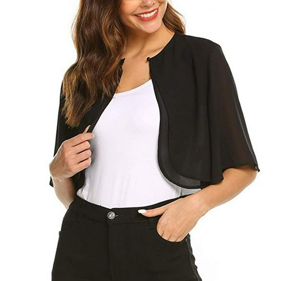 Women's Short Sleeve Sheer Open Front Chiffon Cardigan Top Button up Sweater Cardigan Cardigan Tops for Women Conceited Cardigan Sweater Open Front Sweaters for Women Women Knit Cardigan Cardigan
