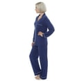 thumbnail image 3 of Women's Button-Up Long Sleeve Pajamas - Sleepwear set by Texere (Classicomfort), 3 of 5