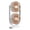 C, variant on Desk Fan USB DC Tower Cooling Fan, DC Motor Portable Oscillating Fan with 5 Speeds & Dual Air Circulation, 360° Oscillation Table Fan for Bedroom, Dorm Room, Office & Desktop