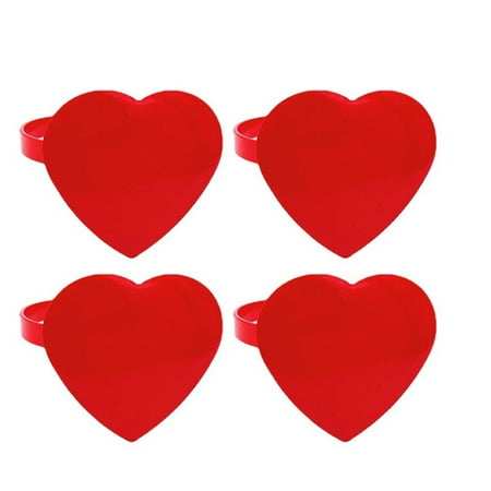 

4pcs Valentine s Day Napkin Ring Napkin Holder West Dinner Towel Napkin Ring