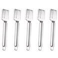 thumbnail image 1 of MasteelfCA 5pcs Stainless Steel Fish Scale Scrapers Kitchen Gadget for Home Use (Silver), 1 of 7