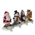 thumbnail image 3 of Northlight Set of 4 Santa, Snowman, Penguin and Reindeer Christmas Stocking Holders 5.75", 3 of 4