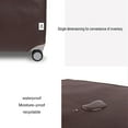 thumbnail image 4 of pitrice Non-woven Travel Luggage Cover Dustproof Stylish Sticker Type Detachable Simple Style Suitcase Bag Protector Guard Wine Red 30inch, 4 of 9