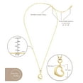 thumbnail image 5 of Jewelry Atelier Gold Filled Heart Necklaces – 14K Yellow Gold Filled Hearth Pendant with Solid Clip Chain for Women (Different Sizes and Styles with Extension/Adjustable Chain), 5 of 7