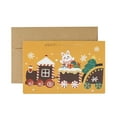 thumbnail image 1 of Fall Decorations Bunny Creative Cute Cartoon Christmas Greeting Card Christmas Blessing Card, 1 of 1