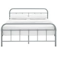 thumbnail image 5 of Modway Maisie Queen Powder Coated Sturdy Steel Bed Frame in Gray, 5 of 7