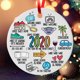 thumbnail image 4 of Teissuly Look Back 2020 Ornaments Badly But Merry Christmas Tree Decoration Double-Dided Teissuly WER202310233986, 4 of 6