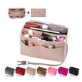 thumbnail image 2 of Makeup Bag Felt Liner Cosmetic Bag Large Capacity Purse Organizer Portable Handbag Storage Bag, 2 of 8