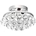 thumbnail image 3 of Elegant Lighting Corona 10" 3 Light Royal Crystal Flush Mount, 3 of 4