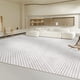thumbnail image 3 of Modern Minimalist Carpets for Living Room luxury Cream Style Bedroom Decor Line Carpet Thick Washable Mat Large Area Lounge Rug My Lux Decor Round, 3 of 16