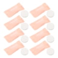 thumbnail image 4 of Toallas de viaje portátiles comprimidas (paquete de 50 unidades, 20 x 20 cm), mini toallas comprimidas desechables (rosa), 4 of 7