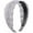 Grey, variant on VLOOCKLW Lace Embroidery Headband Women Wide Anti Slip Teeth Design High Toughness Stable Fixing Fashion Hairband For Daily Styling