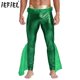 thumbnail image 2 of Pantalones con estampado de escamas de pez de sirena, Leggings para hombre, trajes de Halloween del rey de los mares, disfraz, mallas metálicas brillantes, pantalones, Leggings, 2 of 5