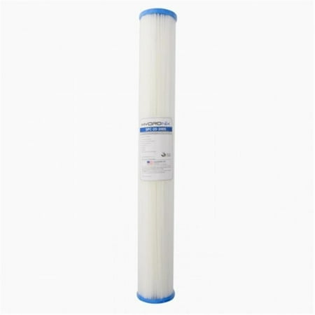 - Commercial Water Distributing HYDRONIX-SPC-25-2005 Liquatec HYDRONIX-SPC-25-2005 20 in. L Pleated Water Filter - 5 Micron