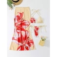 thumbnail image 4 of Traje de baño tankini de dos piezas con estampado de moda para mujer, traje de baño de 3 piezas para mujer, traje de baño tankini para mujer, trajes de baño para mujer, ropa de playa para vacaciones,, 4 of 6