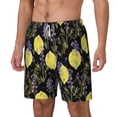 thumbnail image 2 of Balery Lavender Flowers Mens Swim Trunks Swim Shorts for Men Quick Dry Inseam Beach Shorts with Compression Liner Pocket-Large, 2 of 9