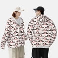 thumbnail image 4 of Balery Dachshund And Hearts Sudadera ligera de manga larga con capucha y protección solar UPF 50+ para hombre y mujer, ideal para pesca y running-X-Large, 4 of 7