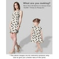 thumbnail image 5 of Soimoi Dog Printed, Cotton Fleece, Fabric by The Yard Sewing DIY Stretch Fabric 56 Inches Wide, WarmFabric for Hats, Coats, Gloves, Blankets, Black With White, 5 of 5