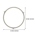 thumbnail image 2 of OUNONA Microwave Oven Turntable Ring Roller Glass Flat Plate Support Tray Rotating Holder With Wheels Rotating Ring Roller Round Replacement Wheel, 2 of 8
