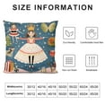 thumbnail image 5 of GOSMITH  Merry Christmas Pink Throw Pillow Cover Nutcracker Christmas Decor Winter Holiday Party Cushion Case Decoration for Sofa Couch, 5 of 5